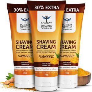 Bombay Shaving Company Turmeric Shaving Cream(Pack Of 3)